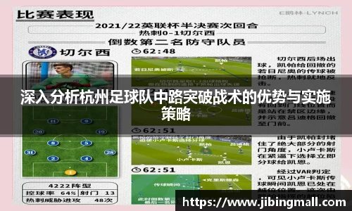 深入分析杭州足球队中路突破战术的优势与实施策略